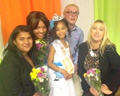 Little models make for a glitzy occasion
